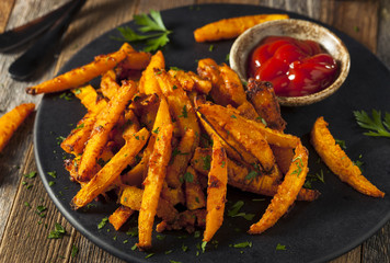 Homemade Organic Pumpkin French Fries