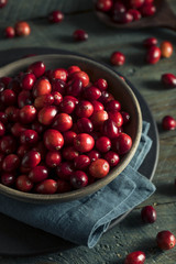 Raw Organic Red Cranberries