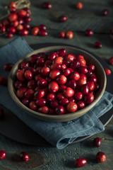 Raw Organic Red Cranberries