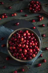 Raw Organic Red Cranberries