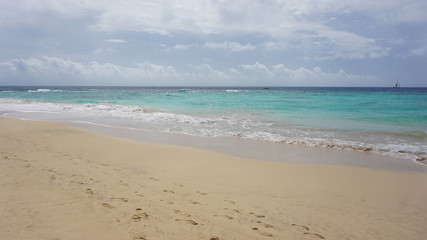 tropical beach in africa