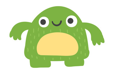 Cute monsters vector character.
