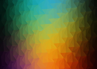 background with colored triangles