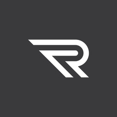 R lettermark