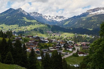 Fototapeta premium Bergsommer im Kleinwalsertal