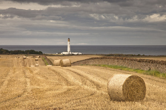 Barns Ness Lighthouse, Lothian, Scotland, UK