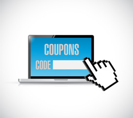 coupon code and cursor computer