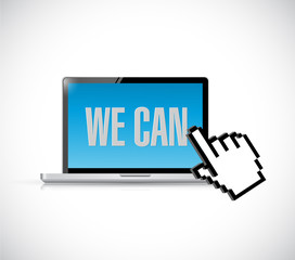 we can computer message illustration