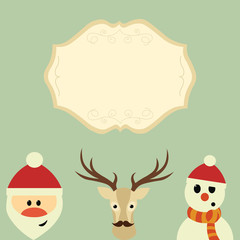 Merry Christmas. Christmas characters