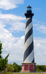 Lighthouse on Cape Hatteras, North Carolina Outer Banks