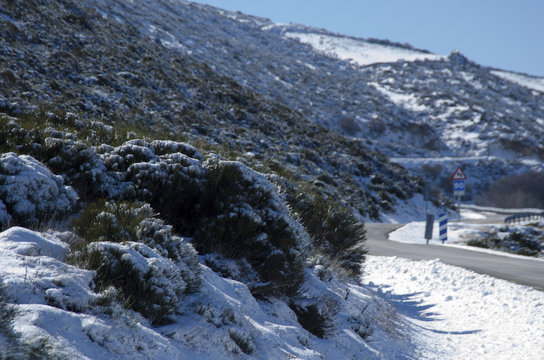 NIEVE EN LA MONTA&Ntilde;A VACACIONES INVIERNO ESQUI LIBRE