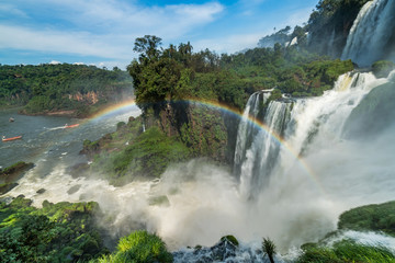 View point of Iguazu falls, Argentina