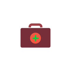 Medical box Icon Vector