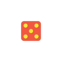 Dice Icon Vector