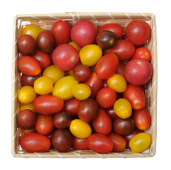 colorful grape tomato