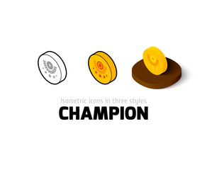 Champion icon in different style