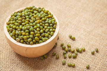 Mung bean seeds.