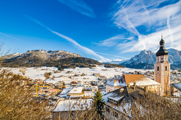 winter Alpine landscape
