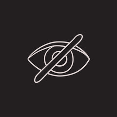 Invisible sketch icon.