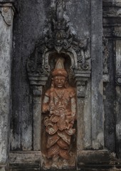 angel statue in a temple