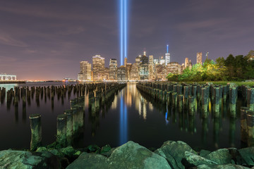 Obraz premium Tribute in Light - September 11