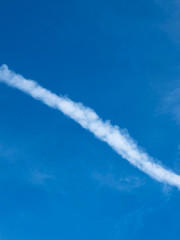 Cloud and clear blue sky