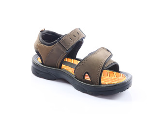 Children's footwear isolated on a white

