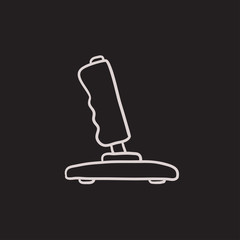 Joystick sketch icon.