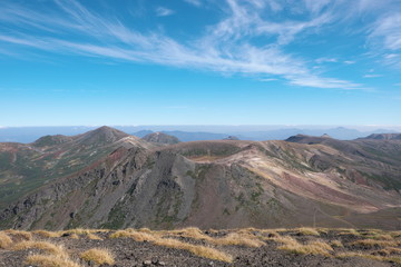 Fototapeta na wymiar 大雪山旭岳頂上から見た絶景