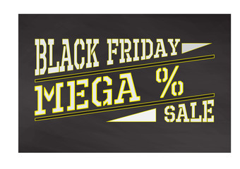 Design template Black Friday. Black Friday banner