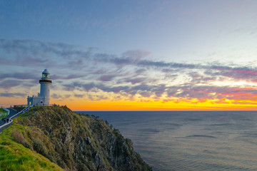 Byron Bay Lighthouse at dawn