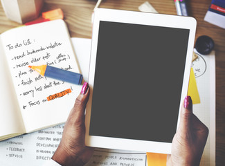 Mockup Copy Space Blank Screen Concept
