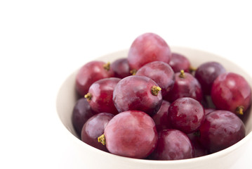 Red grapes