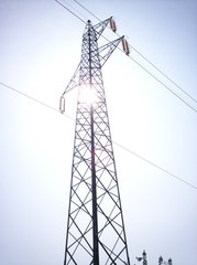 Traliccio distribuzione energia elettrica