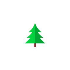 Fir-tree Icon Vector