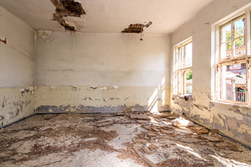 Abandoned and destroyed room - Powered by Adobe