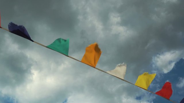 Flags on the wind