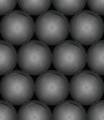 Abstract vector geometric circles