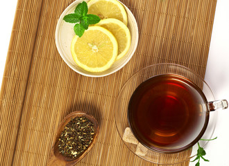 Tea with lemon