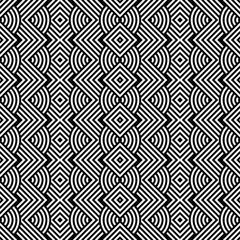 Design seamless monochrome geometric pattern