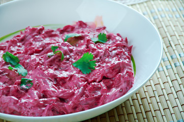 Finnish beet salad