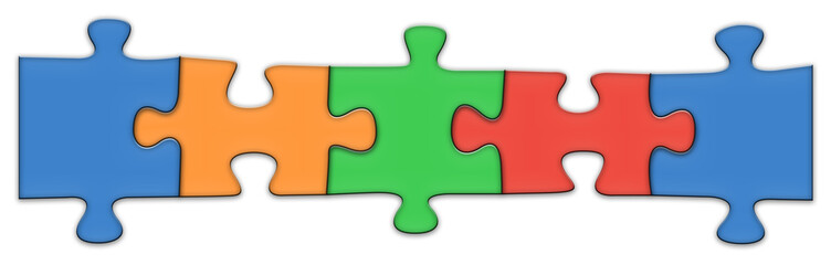 Fototapeta premium Lgbt puzzle concept