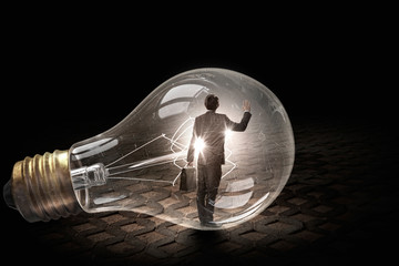 He is ideas generator . Mixed media