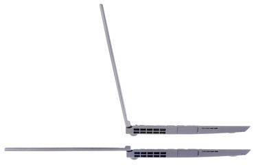 Laptop side view