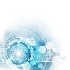 Abstract technology concept background, vector illustration