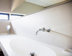 Modern twin bathroom