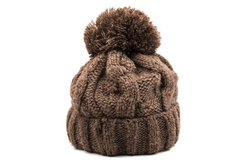 Fototapeta na wymiar Women knitted hat