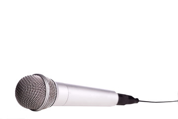 microphone isolated on white baground