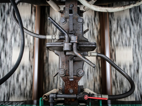 Scharfenbergkupplung Bahn Wagen Verbindung