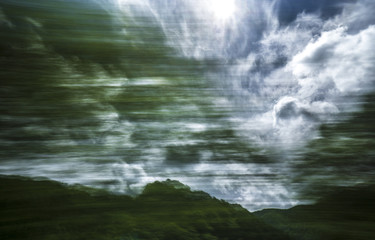  Landscape flowing